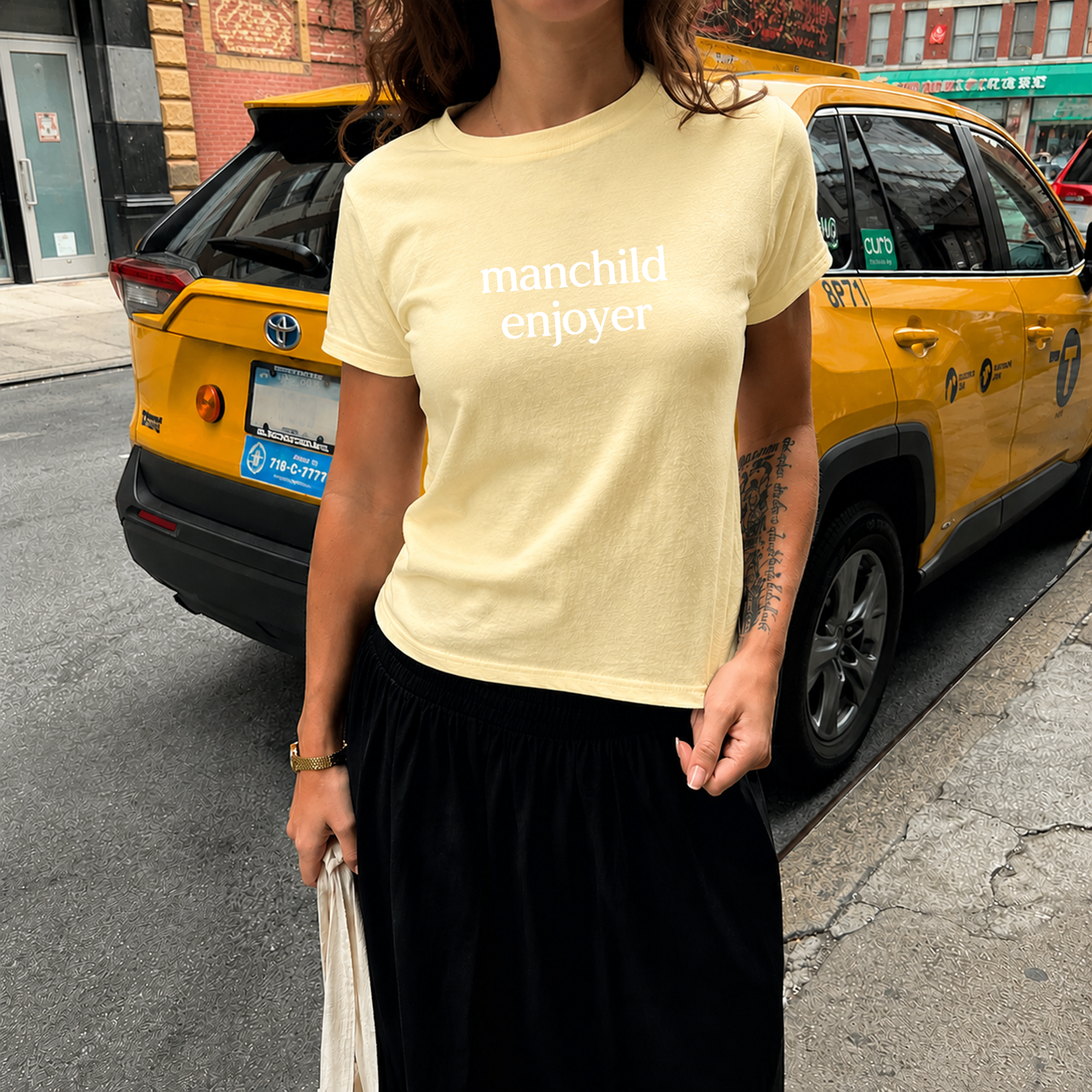'MANCHILD ENJOYER' LADY TEE