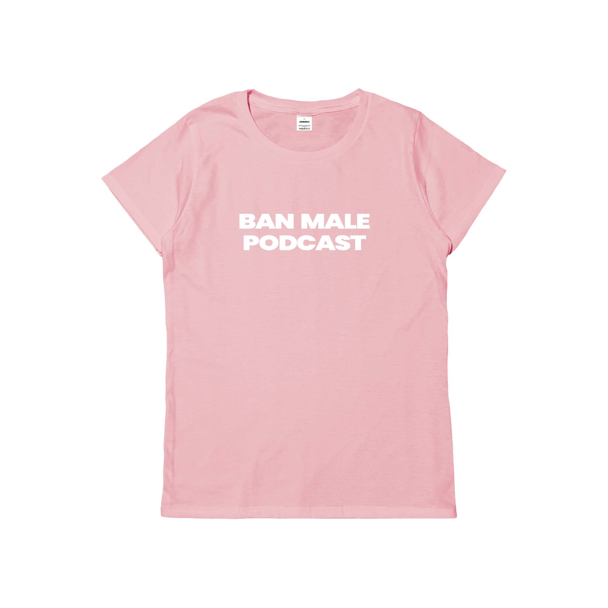 'BAN MALE PODCAST' LADY TEE