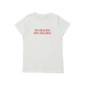 'IM HEALING HE'S BALDING' LADY TEE