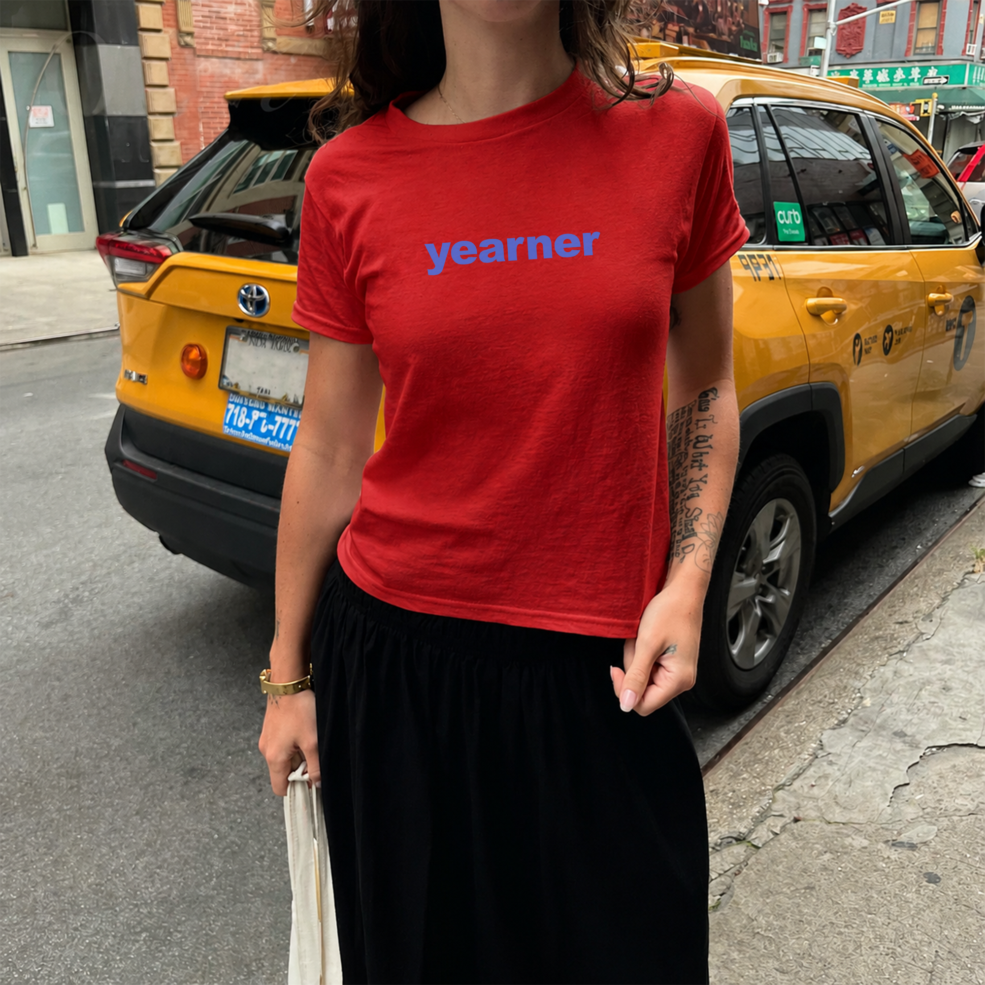 'YEARNER' BABY TEE
